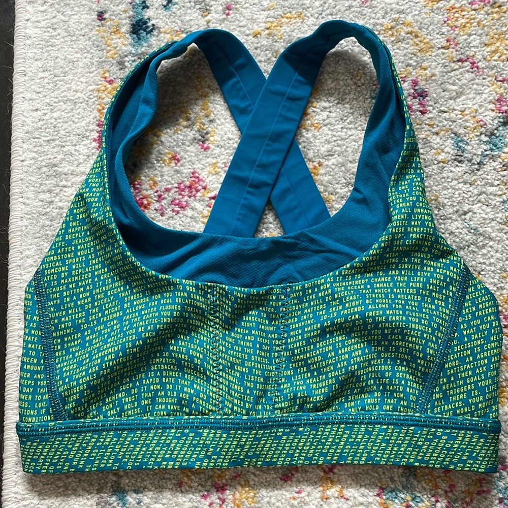 Lululemon Special Edition Seawheeze Stash That Bra